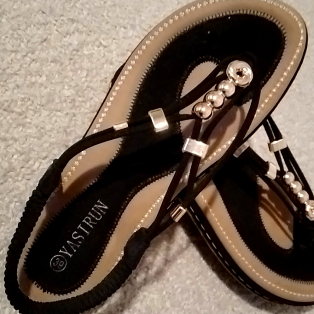 Yastrun Suede Sandals sz 39